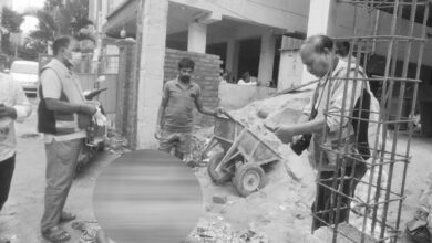 حیدرآباد میں زیر تعمیر عمارت سے گر کر 35 سالہ مزدور کی موت