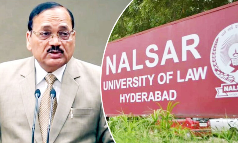 چیف جسٹس کی دعوت بنی تنازعہ، حیدرآباد نلسار لاء یونیورسٹی کے 450 طلبہ نے مخالفت میں خط لکھ دیا