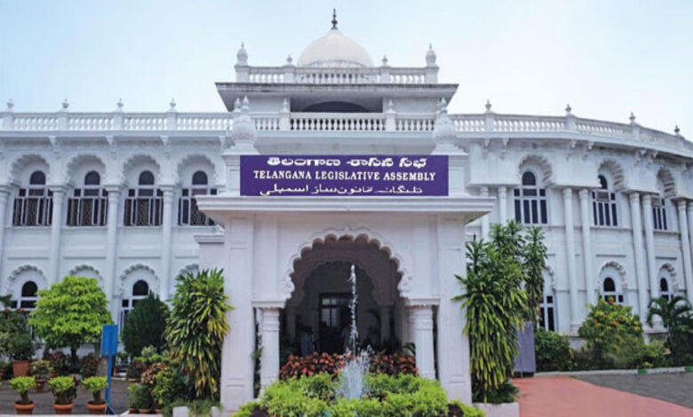 تلنگانہ اسمبلی میں ہنگامہ، آغاز کے صرف 10 منٹ بعد کارروائی 15 منٹ کے لیے ملتوی