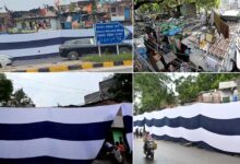 برکس سمٹ کی تیاری غربت پر پردہ؟ کچی بستی کو پردوں سے ڈھانپ دیا گیا