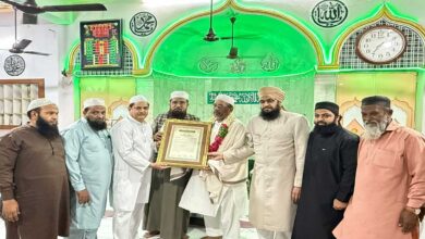 جامع مسجد محبوبیہ کے سابق خازن جناب محمد اشفاق کی وداعی تقریب