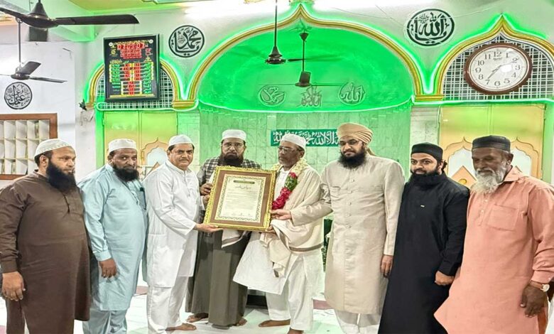 جامع مسجد محبوبیہ کے سابق خازن جناب محمد اشفاق کی وداعی تقریب