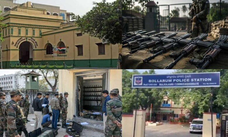 سکندرآباد کینٹونمنٹ سے 11 فوجی ہتھیار چوری، 4 AK-47 بھی شامل
