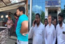 گوشت کی دکانیں بند کرانے کے معاملے پر اے آئی ایم آئی ایم وفد کی پولیس سے شکایت