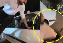 لڑکی کو متاثر کرنے کے چکر میں نوجوان کے ساتھ حادثہ، چلتی گاڑیوں پر اسٹنٹ کی ویڈیو وائرل