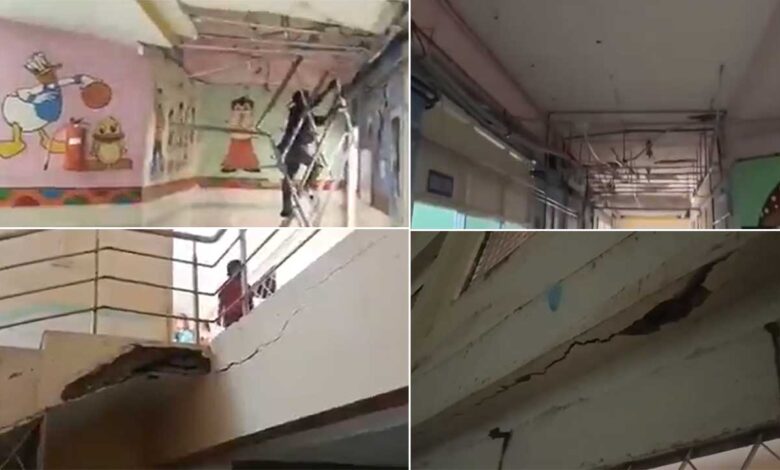 سرکاری اسپتال کی خستہ حالی بے نقاب، بچوں کے وارڈ کی چھت اچانک گرگئی