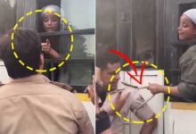 زخمی ساتھیوں کو طبی امداد نہ ملنے پر خاتون کارکن پولیس سے الجھ پڑی