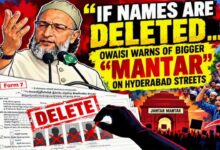 فارم 7 کے مبینہ غلط استعمال پر اسد الدین اویسی کا سخت ردعمل، حیدرآباد میں بڑے احتجاج کا انتباہ