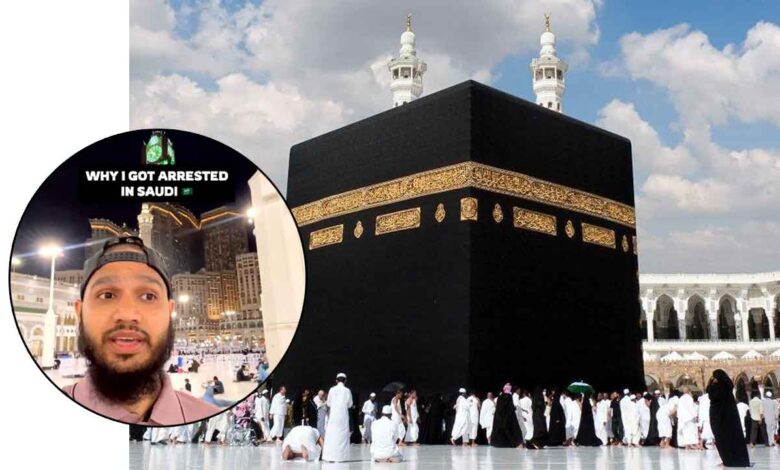 مسجد الحرام میں یہ حرکت پڑ گئی مہنگی، انڈین انفلوئنسر حراست میں