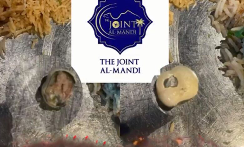 مادھاپور کے ہوٹل میں مٹن کری کے ساتھ چاول میں انسانی انگلی ملنے کا دعویٰ، فوڈ سیفٹی حکام کی کارروائی پر سوالات
