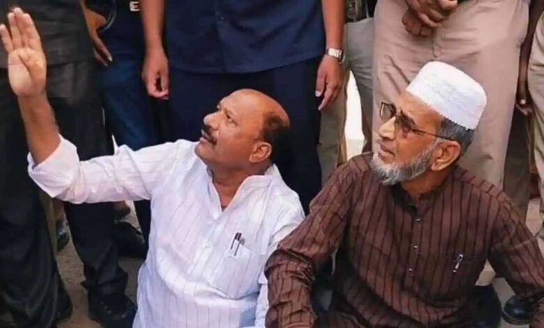 مسجد کی باؤنڈری وال منہدم، رکن اسمبلی محمد مبین حراست میں (ویڈیو)