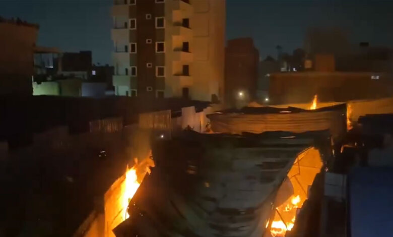 حیدرآباد کے دتاتریہ نگر میں فرنیچر کے گودام میں بھیانک آتشزدگی