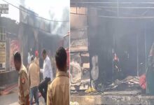نوئیڈا کے سیکٹر 125 میں آگ لگ گئی، کئی دکانیں متاثر ہونے کی اطلاع