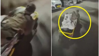 چلتی ایمبولنس سے مریض سڑک پر گر پڑا، ویڈیو وائرل