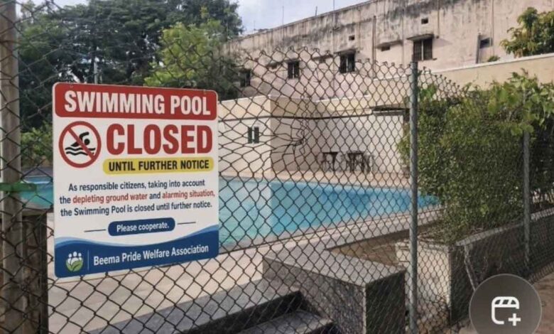 پانی کے معاملہ پر حیدرآباد کے اپارٹمنٹ میں بڑا فیصلہ!