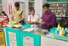 حیدرآباد میں 106 میڈیکل شاپس کا معائنہ، 32 کو شوکاز نوٹس جاری