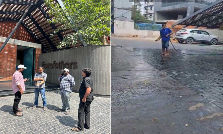پینے کے پانی کے بے جا استعمال پر حیدرآباد واٹر بورڈ کی سخت کارروائی