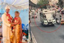 ملک پیٹ میں دلہن کی دردناک موت (ویڈیو)