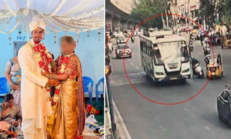 ملک پیٹ میں دلہن کی دردناک موت (ویڈیو)